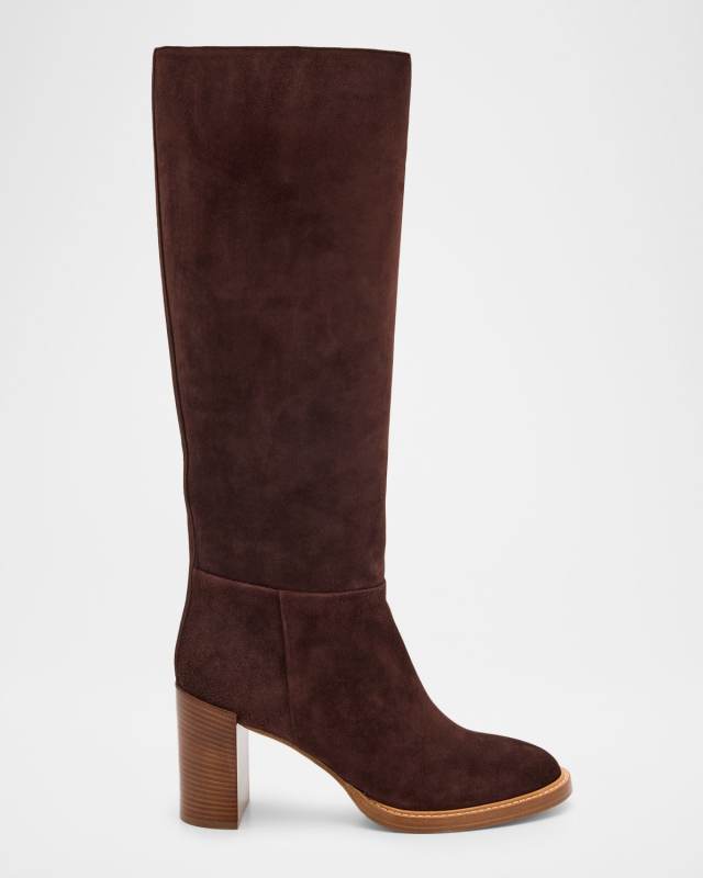 Bocca Suede Knee-High Boots
